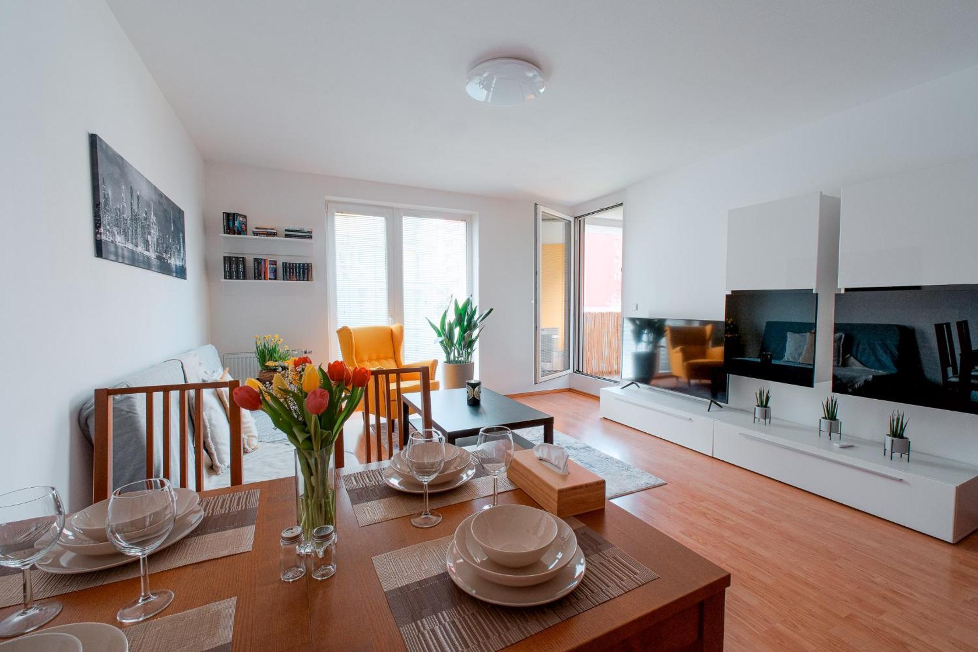 Apartman U Metra, 4 Hoste, Parking Free, Blizko O2 Arena プラハ エクステリア 写真